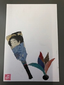 新聞ちぎり絵1